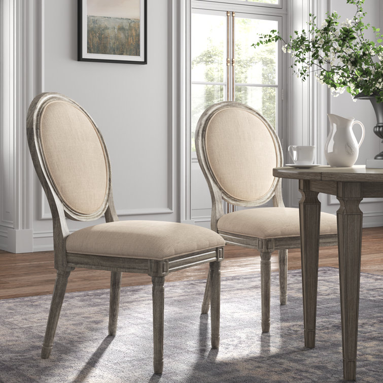 Dining chairs best sale round back